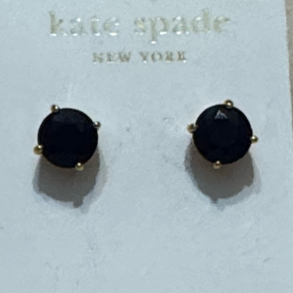 kate spade dark blue studs